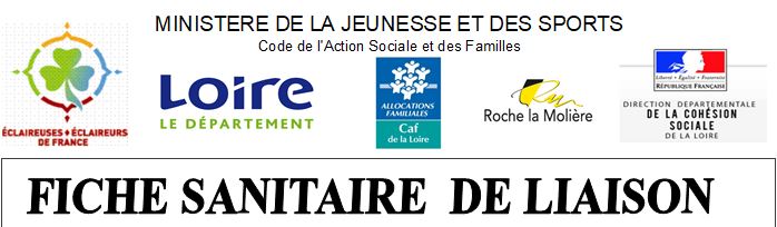 fiche sanitaire
